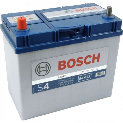 Bosch S4 45 Ah 330 A (S40 220) тонкая клемма