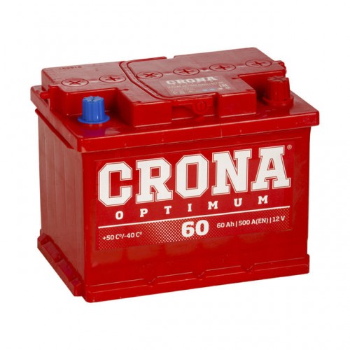 Аккумулятор CRONA  6CT-60 Аh о.п. 500А